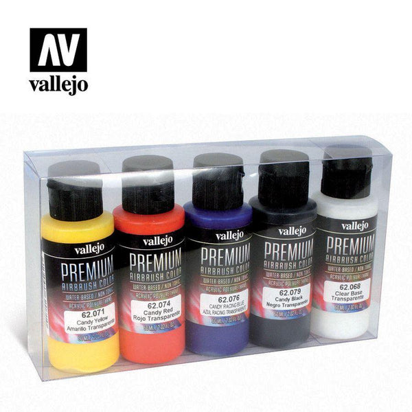 Vallejo Premium Colour AV62104 - Candy 5 Colour Set - Gap Games