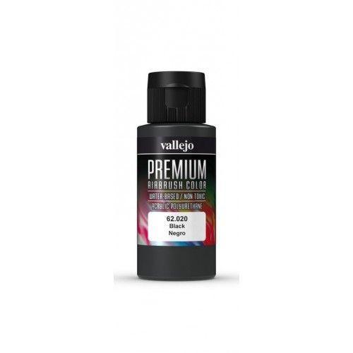 Vallejo Premium Colour - Black 60 ml - Gap Games