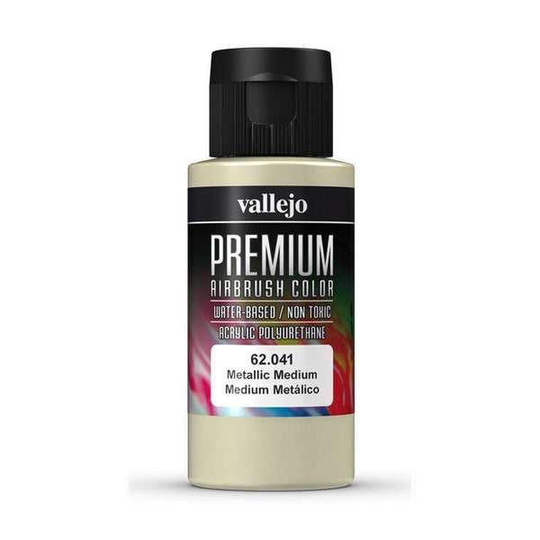 Vallejo Premium Colour - Metallic Medium 60 ml - Gap Games