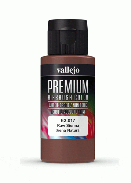 Vallejo Premium Colour - Raw Sienna 60 ml - Gap Games