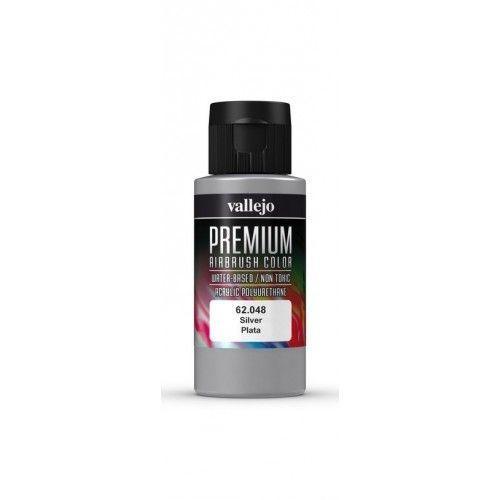 Vallejo Premium Colour - Silver 60 ml - Gap Games