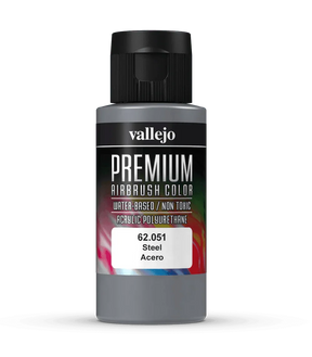 Vallejo Premium Colour - Steel 60 ml - Gap Games