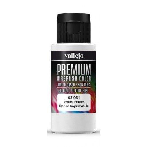 Vallejo Premium Colour - White Primer 60 ml - Gap Games