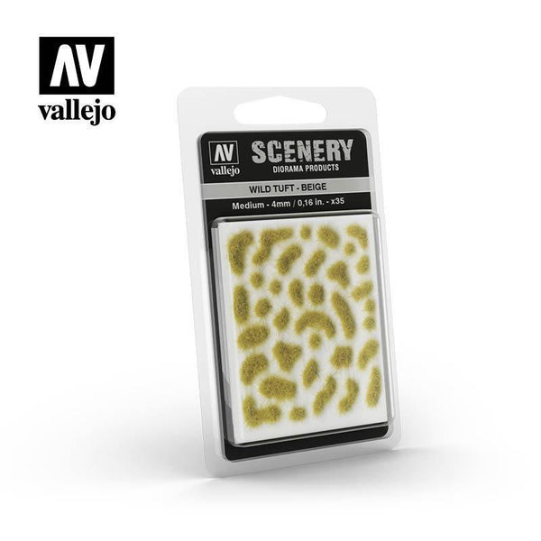 Vallejo Scenery SC408 4mm Wild Tuft - Beige - Gap Games