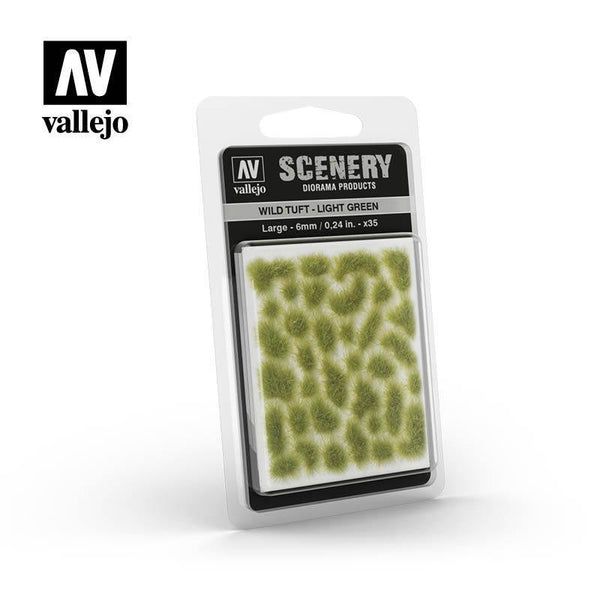 Vallejo Scenery SC417 6mm Wild Tuft - Light Green - Gap Games