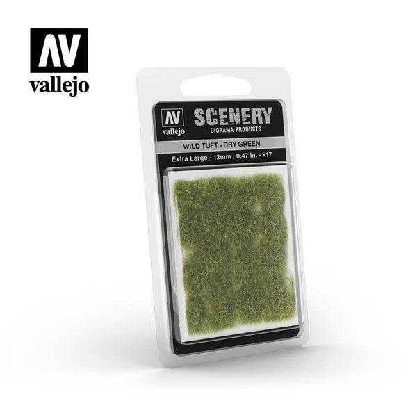 Vallejo Scenery SC424 12mm Wild Tuft - Dry Green - Gap Games