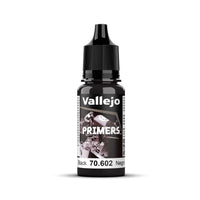 Vallejo Surface Primer - Black 18ml - Gap Games