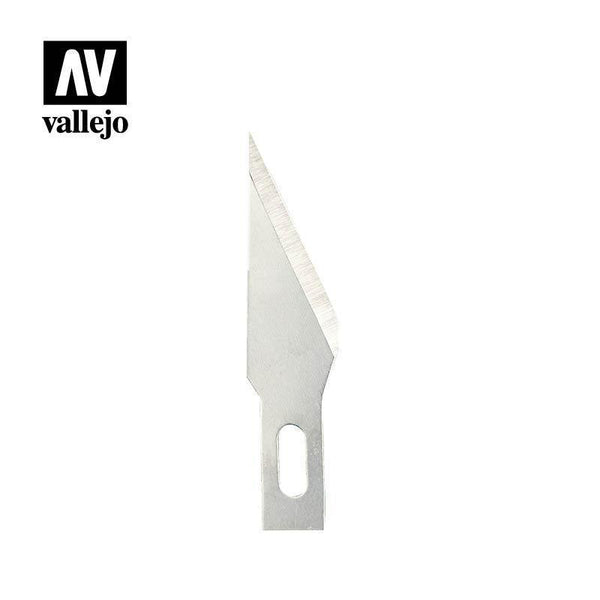 Vallejo T06003 Tools #11 Classic Fine Point Blades (5) - for no.1 handle - Gap Games