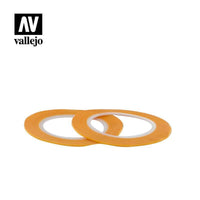 Vallejo T07002 Tools Precision Masking Tape 1mmx18m - Twin Pack - Gap Games
