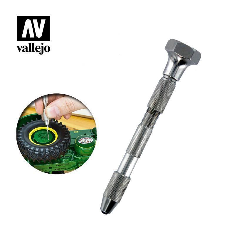 Vallejo T09001 Tools Pin vice - double ended, swivel top - Gap Games