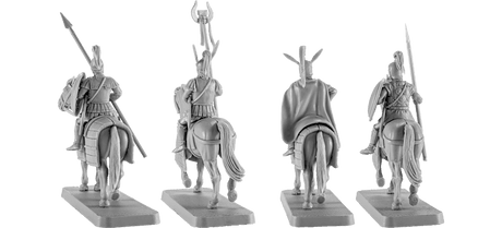 V&V Miniatures - Carthaginian Mounted Command - Gap Games