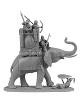 V&V Miniatures - Carthaginian War Elephant (extended set) - Gap Games