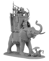 V&V Miniatures - Carthaginian War Elephant (extended set) - Gap Games