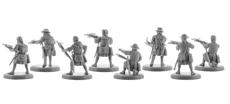 V&V Miniatures - Crusaders Crossbowmen - Gap Games