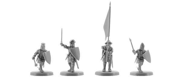 V&V Miniatures - English Medieval Knights - Gap Games