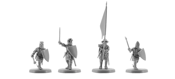 V&V Miniatures - English Medieval Knights - Gap Games