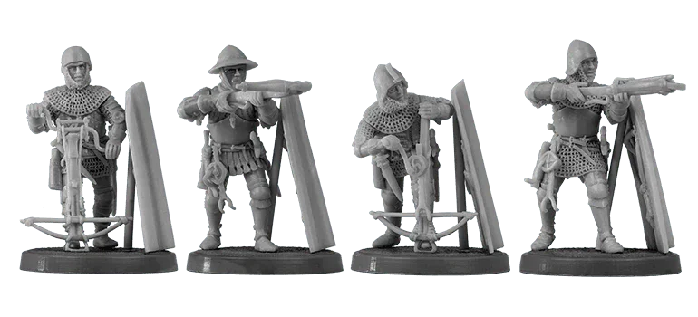 V&V Miniatures - Genoese Crossbowmen - Gap Games