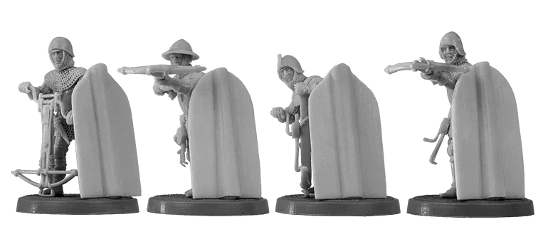 V&V Miniatures - Genoese Crossbowmen - Gap Games