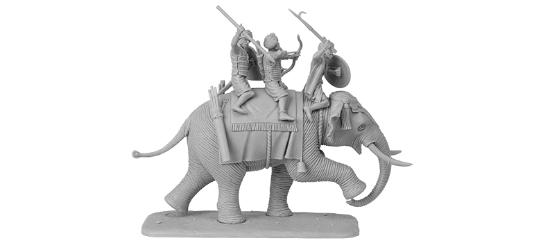 V&V Miniatures - Indian War Elephant - Gap Games