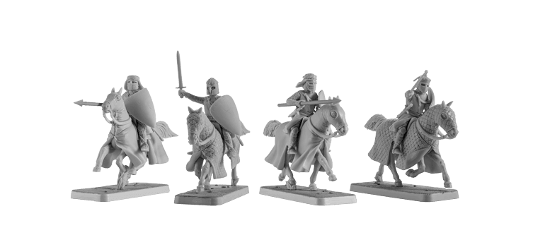 V&V Miniatures - Mounted Crusader Knights - Gap Games