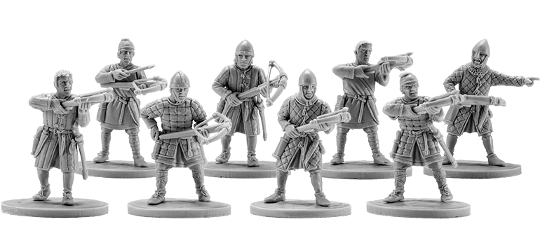 V&V Miniatures - Norman crossbowmen - Gap Games