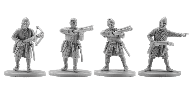 V&V Miniatures - Norman crossbowmen - Gap Games