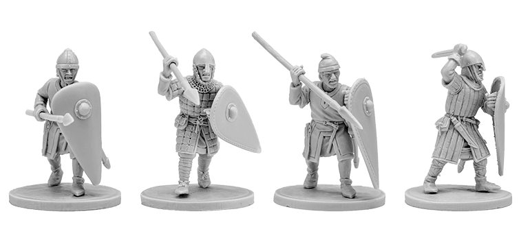 V&V Miniatures - Norman infantry 2 - Gap Games