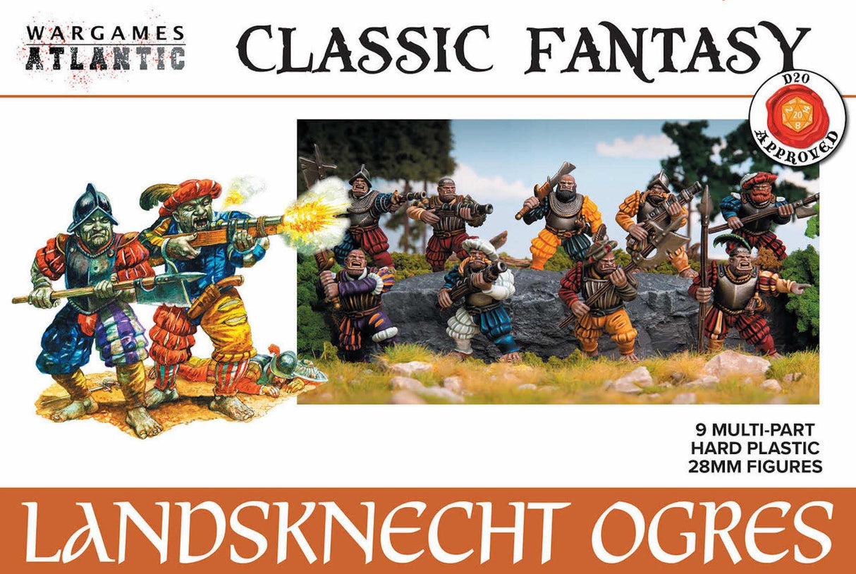 Wargames Atlantic: Classic Fantasy - Landsknecht Ogres - Gap Games