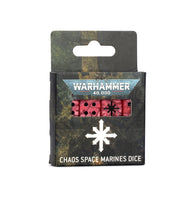 Warhammer 40000: Chaos Space Marines Dice - Pre-Order - Gap Games