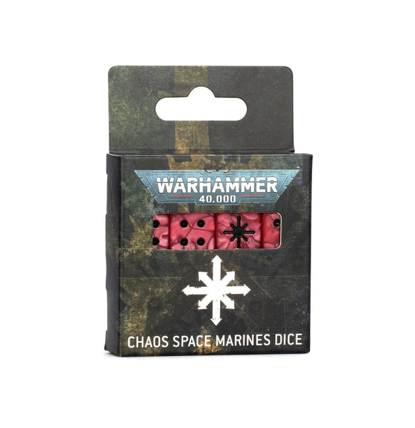 Warhammer 40000: Chaos Space Marines Dice - Pre-Order - Gap Games