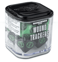 Warhammer 40000: Wound Trackers Black/Green - Gap Games