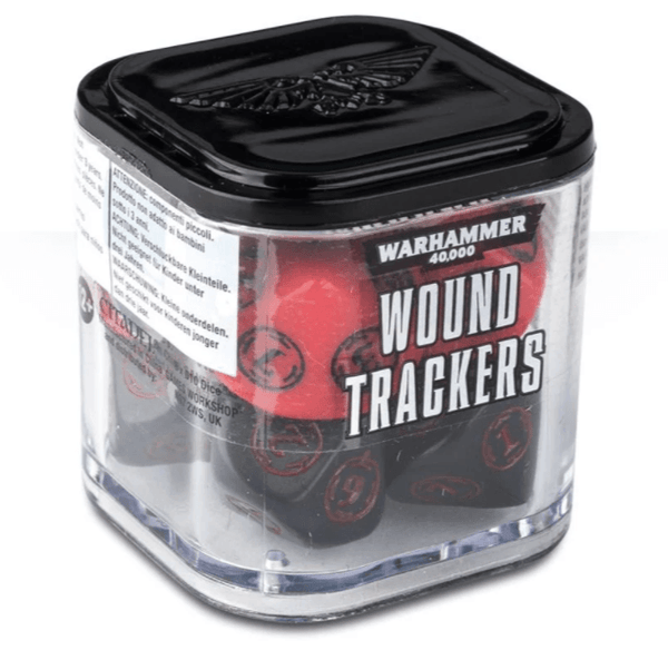Warhammer 40000: Wound Trackers Black/Red - Gap Games