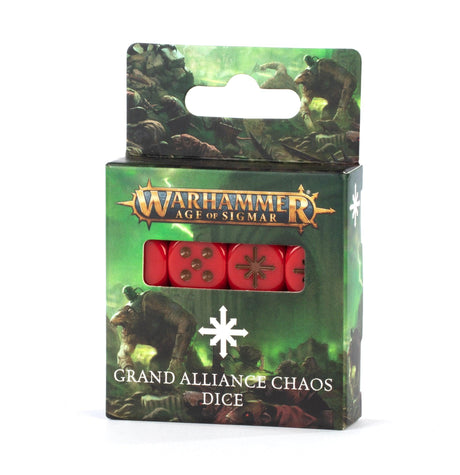 Warhammer Age of Sigmar: Grand Alliance Chaos Dice - Gap Games