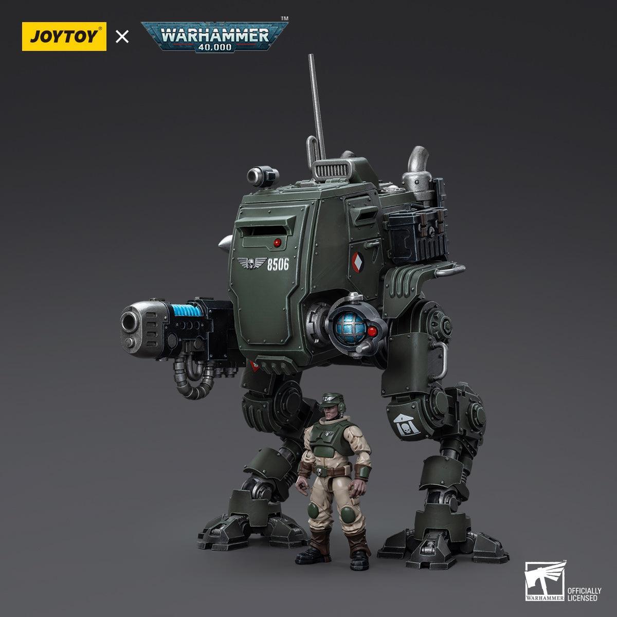 Warhammer Collectibles: 1/18 Astra Militarum Cadian Armoured Sentinel - Pre-Order - Gap Games