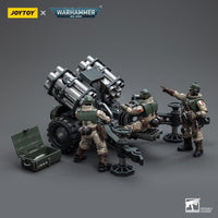 Warhammer Collectibles: 1/18 Scale Astra Militarum Ordnance Team with Malleus Rocket Launcher - Pre-Order - Gap Games