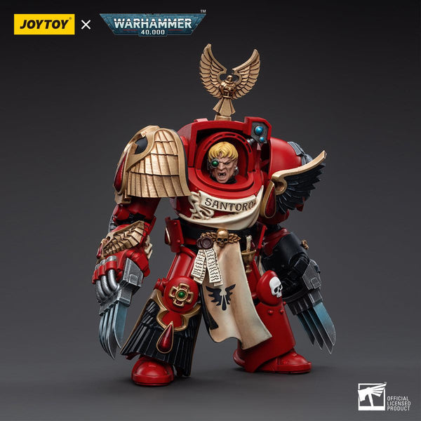 Warhammer Collectibles: 1/18 Scale Blood Angels Assault Terminators Sergeant Santoro - Gap Games