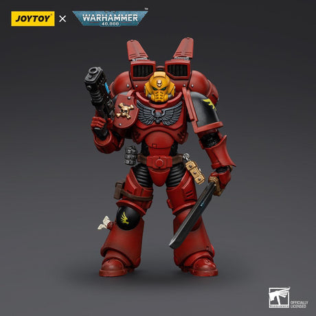 Warhammer Collectibles: 1/18 Scale Blood Angels Jump Pack Intercessors Sergeant With Plasma Pistol - Pre-Order - Gap Games