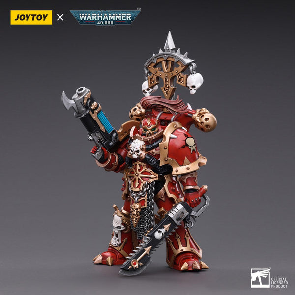 Warhammer Collectibles: 1/18 Scale Chaos Space Marines Crimson Slaughter Brother Karvult - Gap Games