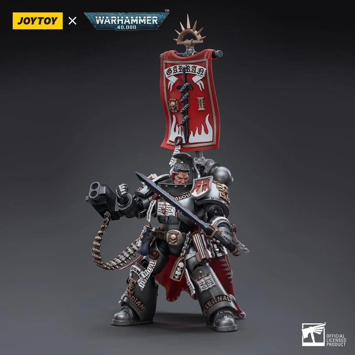 Warhammer Collectibles: 1/18 Scale Grey Knights Castellan Crowe - Gap Games