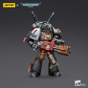 Warhammer Collectibles: 1/18 Scale Grey Knights Interceptor Squad Interceptor with Incinerator - Pre-Order - Gap Games