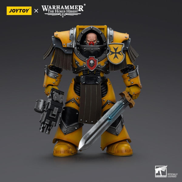 Warhammer Collectibles: 1/18 Scale Imperial Fists Legion Cataphractii Terminator Squad Sergeant - Pre-Order - Gap Games