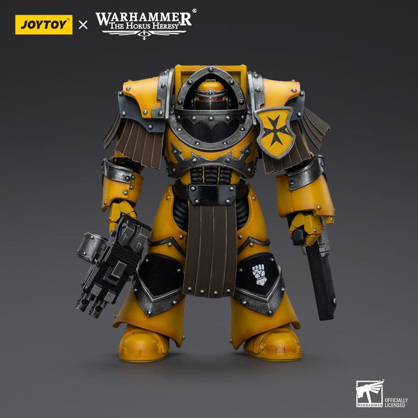 Warhammer Collectibles: 1/18 Scale Imperial Fists Legion Cataphractii Terminator Squad w/ Chainfist - Pre-Order - Gap Games