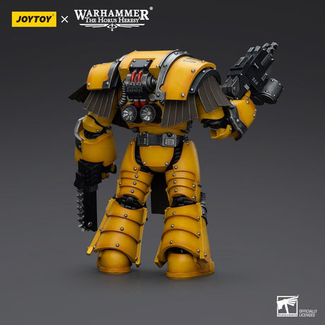Warhammer Collectibles: 1/18 Scale Imperial Fists Legion Cataphractii Terminator Squad w/ Chainfist - Pre-Order - Gap Games