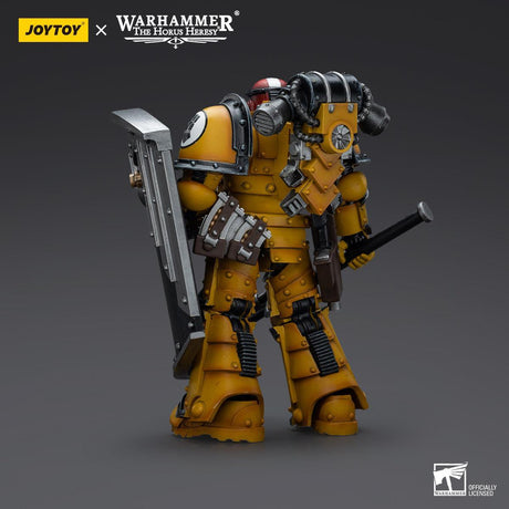 Warhammer Collectibles: 1/18 Scale Imperial Fists Legion MkIII Breacher Squad Sergeant with Hammer - Pre-Order - Gap Games