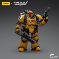 Warhammer Collectibles: 1/18 Scale Imperial Fists Legion MkIII Despoiler Squad Sgt with Pistol - Pre-Order - Gap Games