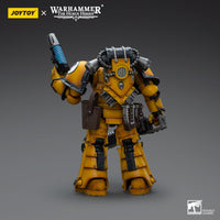 Warhammer Collectibles: 1/18 Scale Imperial Fists Legion MkIII Despoiler Squad Sgt with Pistol - Pre-Order - Gap Games