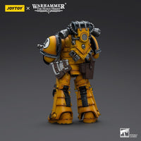 Warhammer Collectibles: 1/18 Scale Imperial Fists Legion MkIII Tactical Squad Legionary with Bolter - Pre-Order - Gap Games