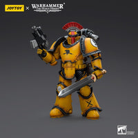 Warhammer Collectibles: 1/18 Scale Imperial Fists Legion MkIII Tactical Squad Legionary with Vexilla - Pre-Order - Gap Games