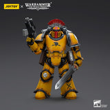 Warhammer Collectibles: 1/18 Scale Imperial Fists Legion MkIII Tactical Squad Legionary with Vexilla - Pre-Order - Gap Games
