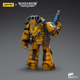 Warhammer Collectibles: 1/18 Scale Imperial Fists Legion MkIII Tactical Squad Sergeant with Pwr Fist - Pre-Order - Gap Games